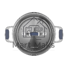 Кастрюля Maunfeld Madison MF40MS01CR из нержавеющей стали со стеклянной крышкой, 20см, 3,6л.