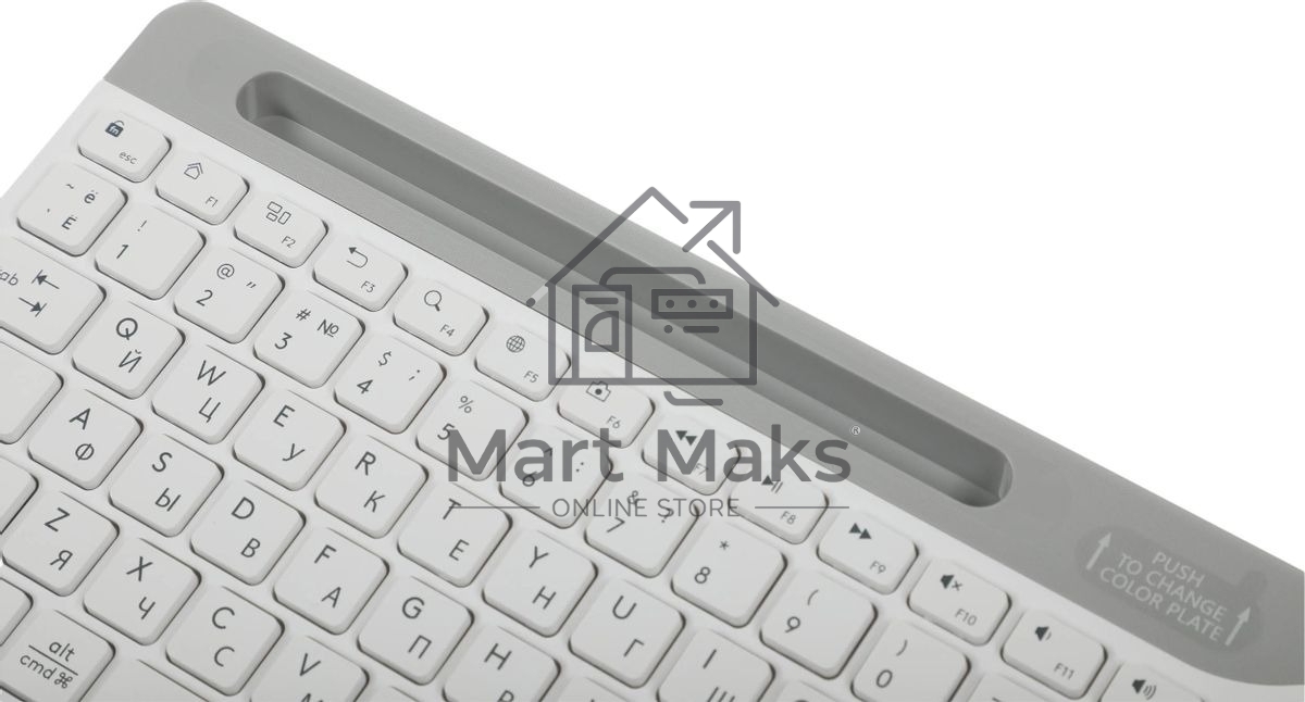 Клавиатура A4Tech Fstyler FK25 проводная, USB, белый/серый