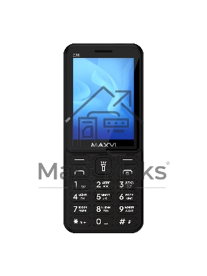 Мобильный телефон Maxvi C38 черный