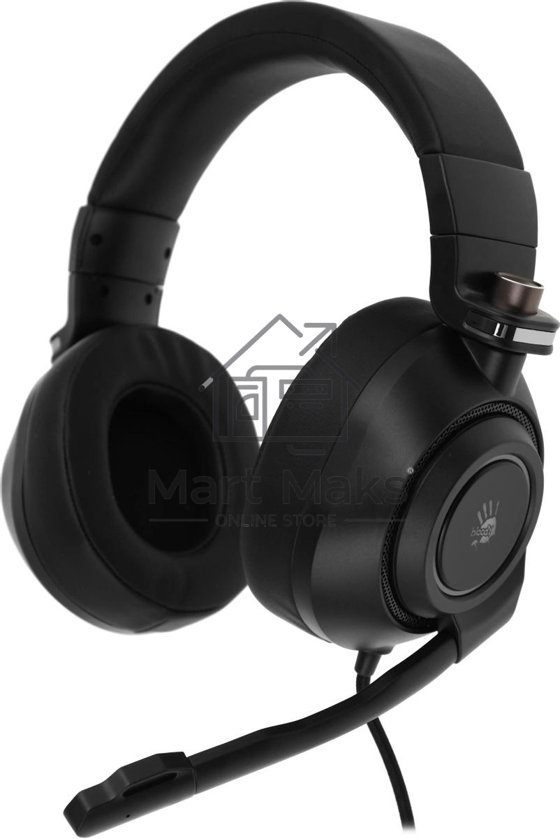 Гарнитура проводная с микрофоном A4Tech Bloody G580 черный 2м мониторные USB оголовье (G580 USB,BLACK)
