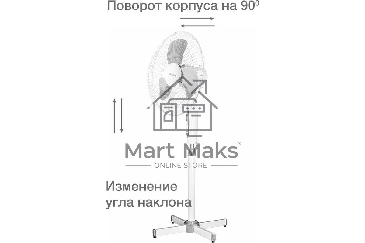 Вентилятор Blackton Bt F1114 White-Gray (2в1 ч/б коробка + 1 ч/б коробка). (2в1 ч/б коробка + 1 ч/б коробка) Потребляемая мощность: 45 Вт, Тип управления: Механический, Количество скоростей: 3, Диаметр решетки: 40 см, Длина сетевого шнура: 1.45 м, Защита 