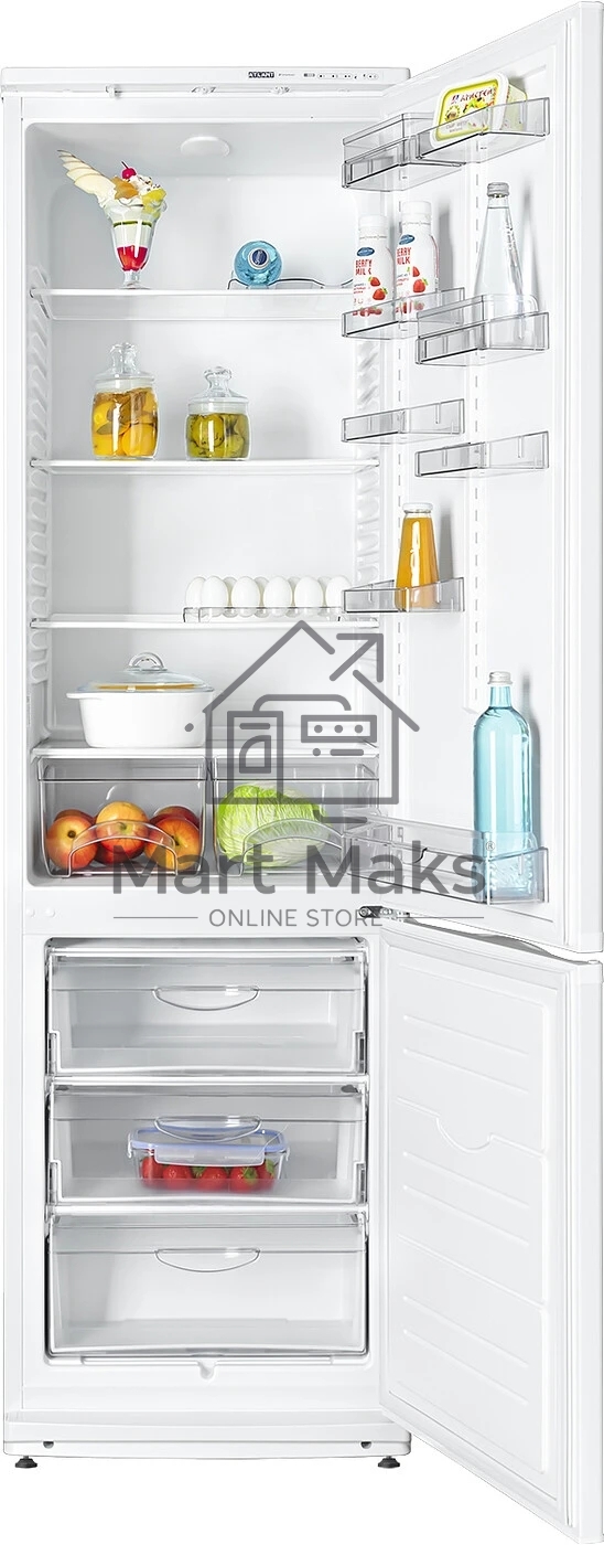 Холодильник Atlant ХМ-6026-031 белый двухкамерный 272/101л морозилка снизу