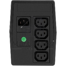 Источник бесперебойного питания ExeGate Power NB-650.LED.AVR.4C13 / 650 ВА / 390 Вт / 4 x IEC 320 C13