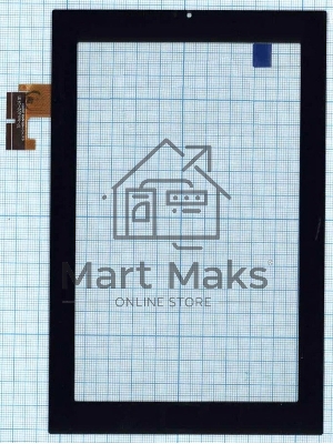 Сенсорное стекло (тачскрин) для HP Slate 7 Extreme, черное