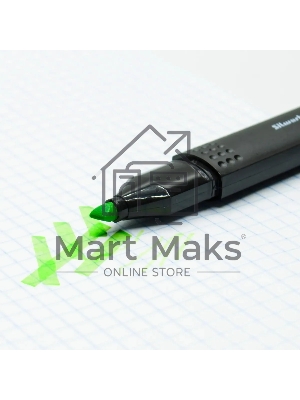 Текстовыделитель Silwerhof Prime 108031-03, скошенный пишущий наконечник, 1-4мм, зеленый, коробка