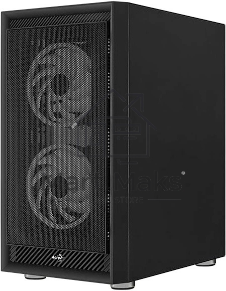 Компьютерный корпус Aerocool / Formula Graphite-G-BK-v2 черный без БП ATX 3x140мм 2xUSB 3.0 audio