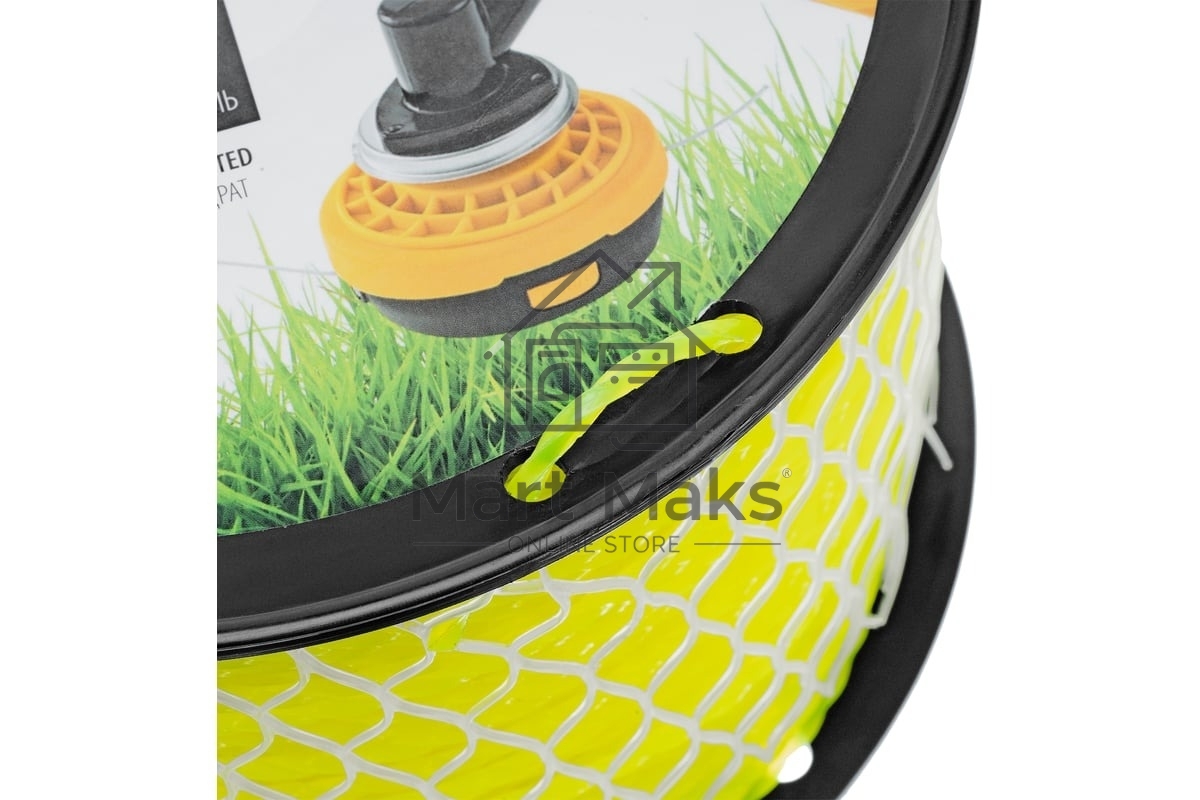 Леска для триммера Denzel витой квадрат, 3,0мм х 163м, на DIN катушке FLEX CORD