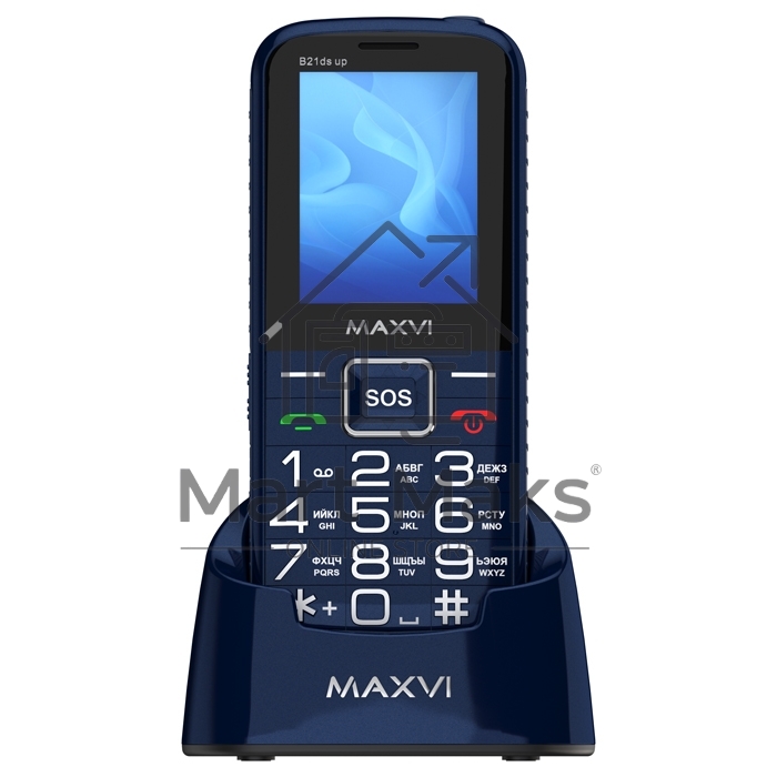 Мобильный телефон Maxvi B21ds up синий