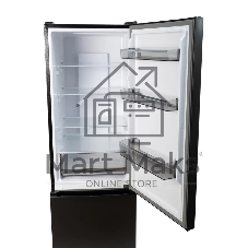 Холодильник Smile SRF378DI графит двухкамерный 240/95л морозилка снизу, No Frost