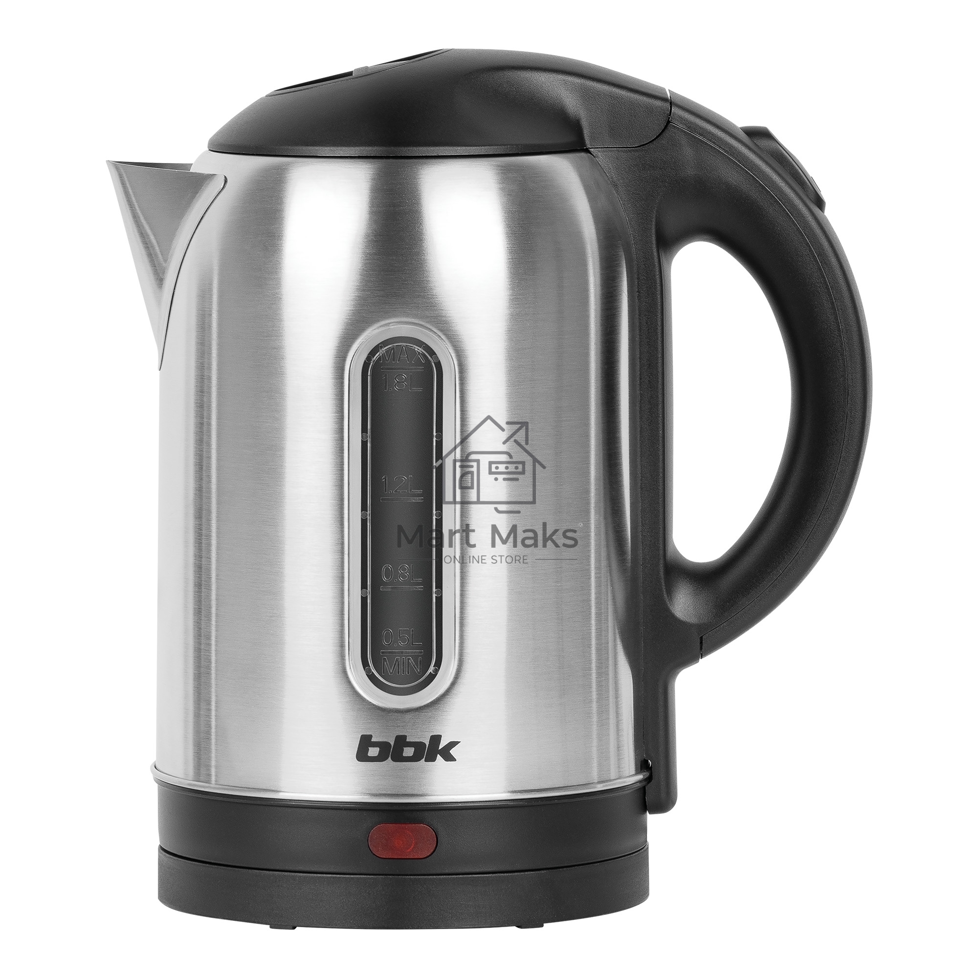 Чайник электрический BBK EK1815S черный/нержавеющая сталь