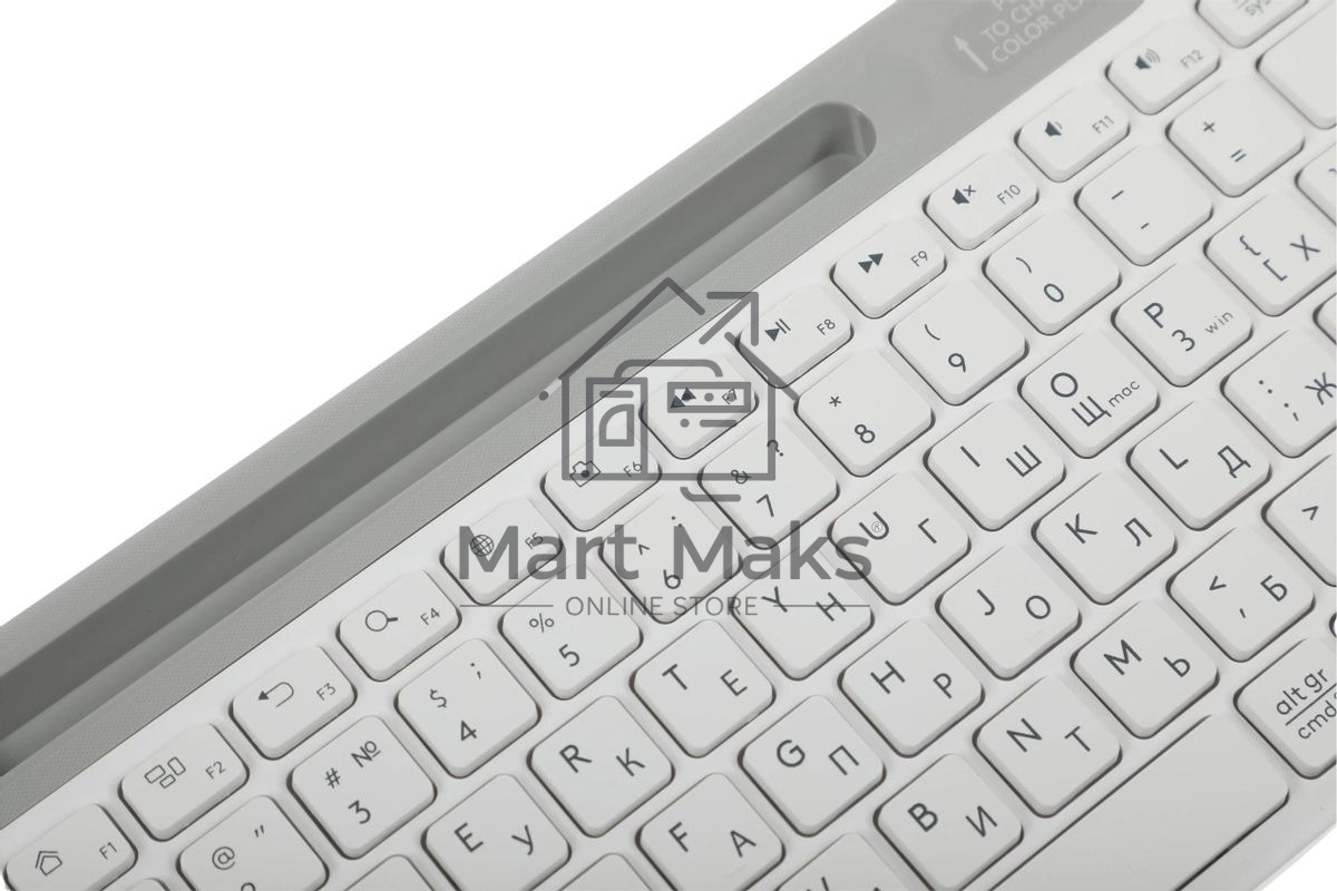 Клавиатура A4Tech Fstyler FK25 проводная, USB, белый/серый