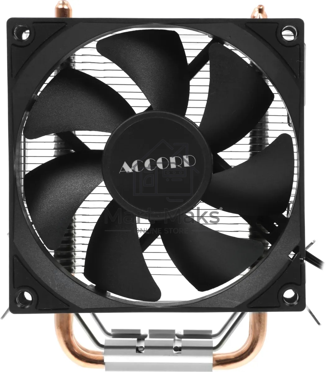 Устройство охлаждения(кулер) Accord ACC-2P9 Soc-AM5/AM4/1200/1700/1851 серебристый/черный 3-pin 22.7dB Al+Cu 100W 240gr brown box