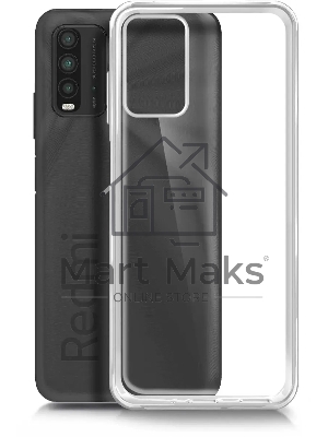 Чехол (клип-кейс) BoraSCO для Xiaomi Redmi 9t Silicone Case прозрачный (39913)