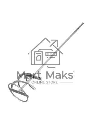 Миксер Сибртех для красок и штукатурных смесей, 120х10х600 мм, шестигранный хвостовик