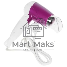 Фен Centek CT-2230 фиолетовый/белый, 1200 Вт, компактный