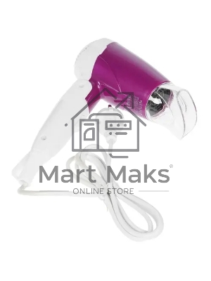 Фен Centek CT-2230 фиолетовый/белый, 1200 Вт, компактный