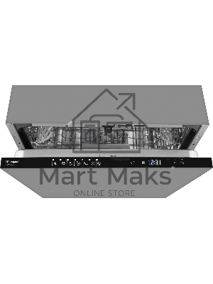 Встраиваемая посудомоечная машина Weissgauff BDW 6037, черный, 59.8 см, 13 компл., 57 дБ, класс A+++