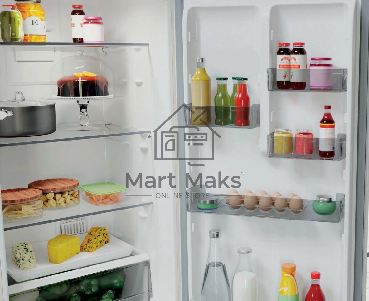 Холодильник Hotpoint HT 4200 AB мраморный двухкамерный 247/78л морозилка снизу, No Frost