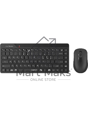 Комплект клавиатура + мышь A4Tech Fstyler FG2200 Air2 клав:черный мышь:черный USB беспроводная slim