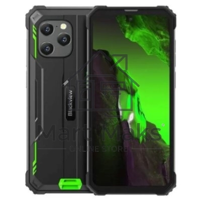 Смартфон Blackview BV8900 Pro, 8/256Gb, черный/зеленый