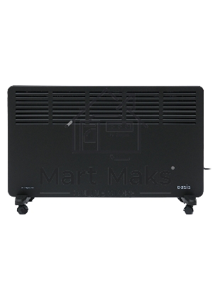 Конвектор Oasis KM-20B черный, 2000 Вт, 25 м2, термостат