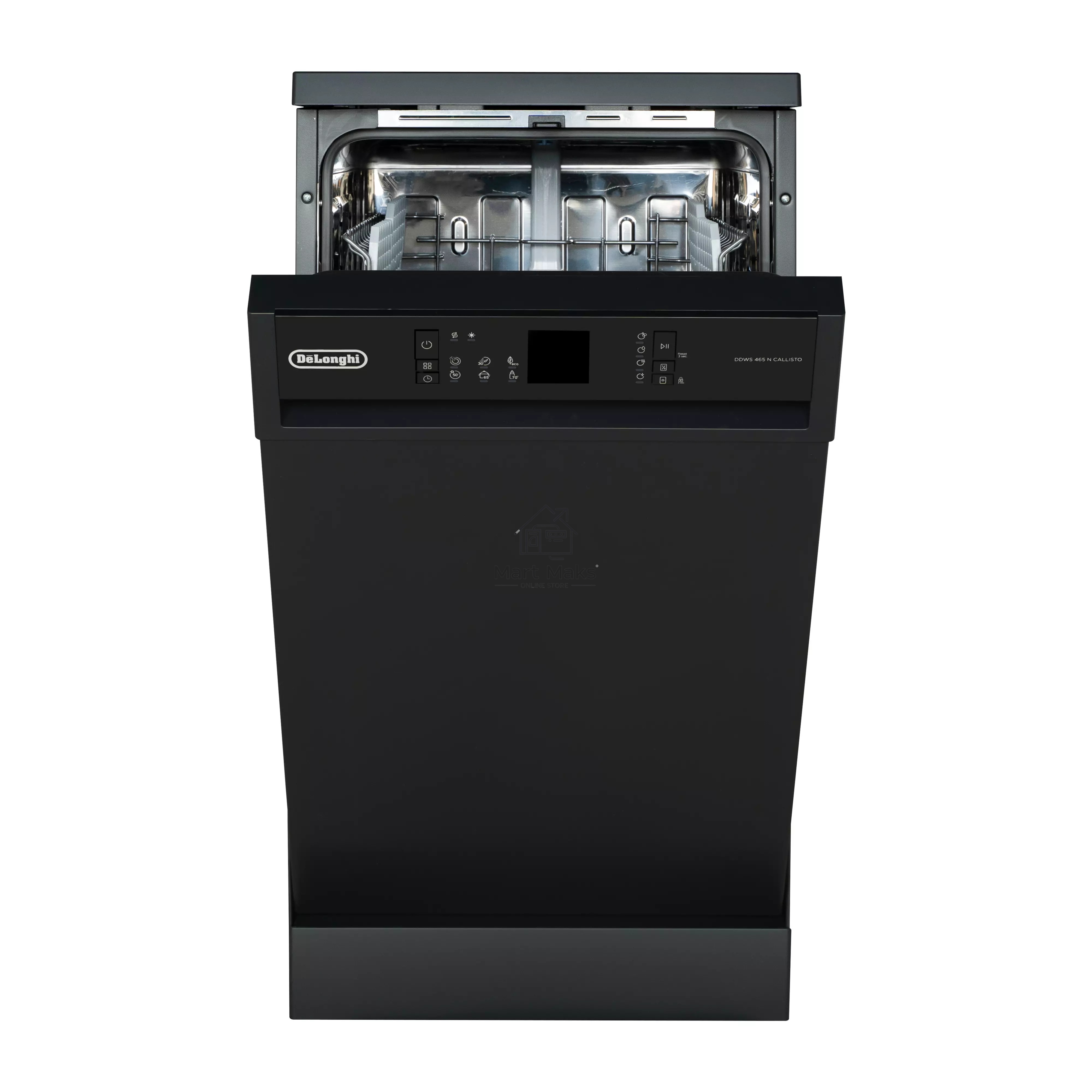 Посудомоечная машина DeLonghi DDWS 465 N Callisto, черная, 44.8 см, 10 компл., 52 дБ, класс A++
