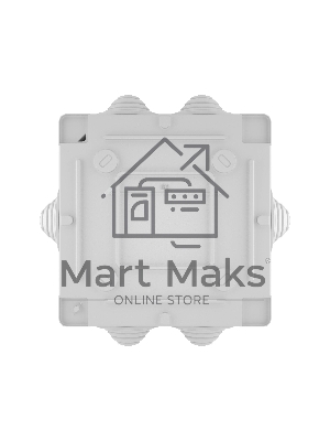 Коробка ответвительная DKC 53801 с 6 кабельными вводами д.25мм IP55 100х100х50мм