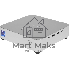 Мини ПК Chuwi AuBox Core i9 13900HK (2.6) 16Gb SSD 512Gb Iris Xe Windows 11 Pro 2x2.5GbitEth WiFi BT 120W серебристый/черный