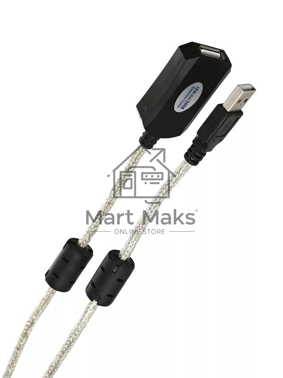 Кабель-адаптер VCOM VUS7049-25M USB2.0-repeater, удлинительный активный <Am-->Af> 25м