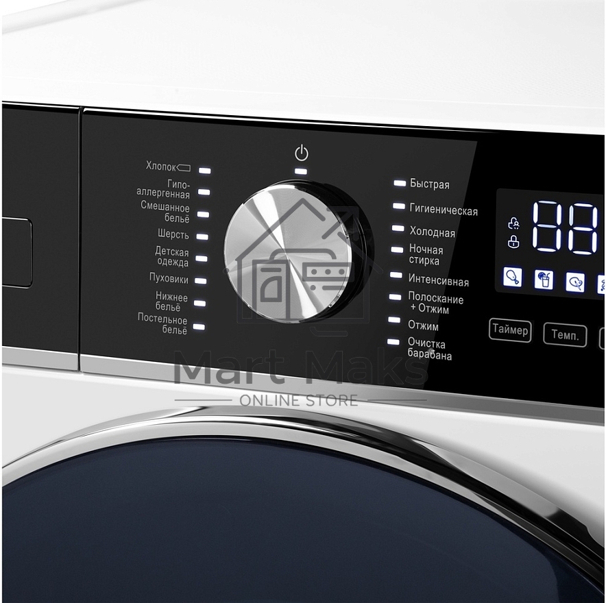 Стиральная машина Maunfeld MFWM148WH03 белый, загрузка фронтальная 8 кг, 1400 об/мин., класс: А+++