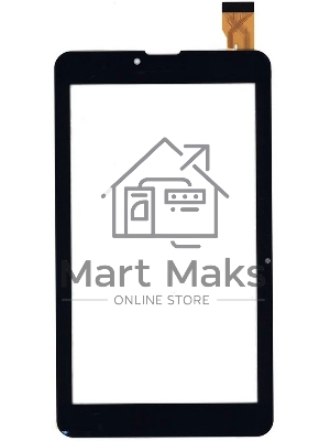 Сенсорное стекло (тачскрин) Kingvina PG601, черное