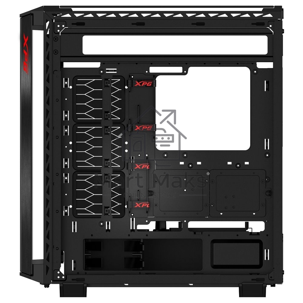 Компьютерный корпус XPG BATTLECRUISER II ST черный (BATTLECRUISERIIST-BKCWW)