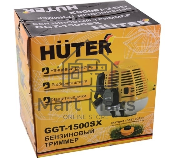 Триммер бензиновый Huter GGT-1500SX 1500Вт 2л.с. разбор.штан. реж.эл.:леска/нож