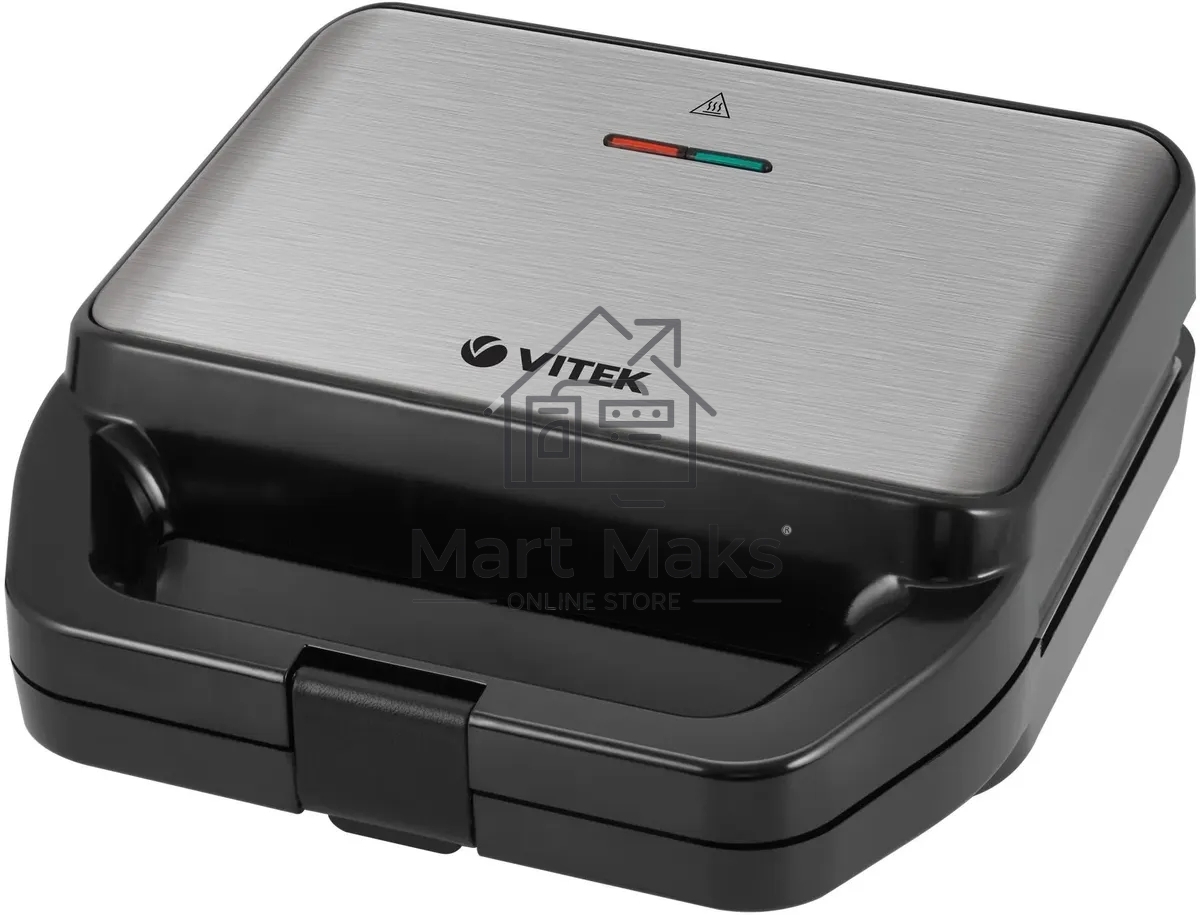 Вафельница Vitek VT-2626 850Вт черный/серебристый