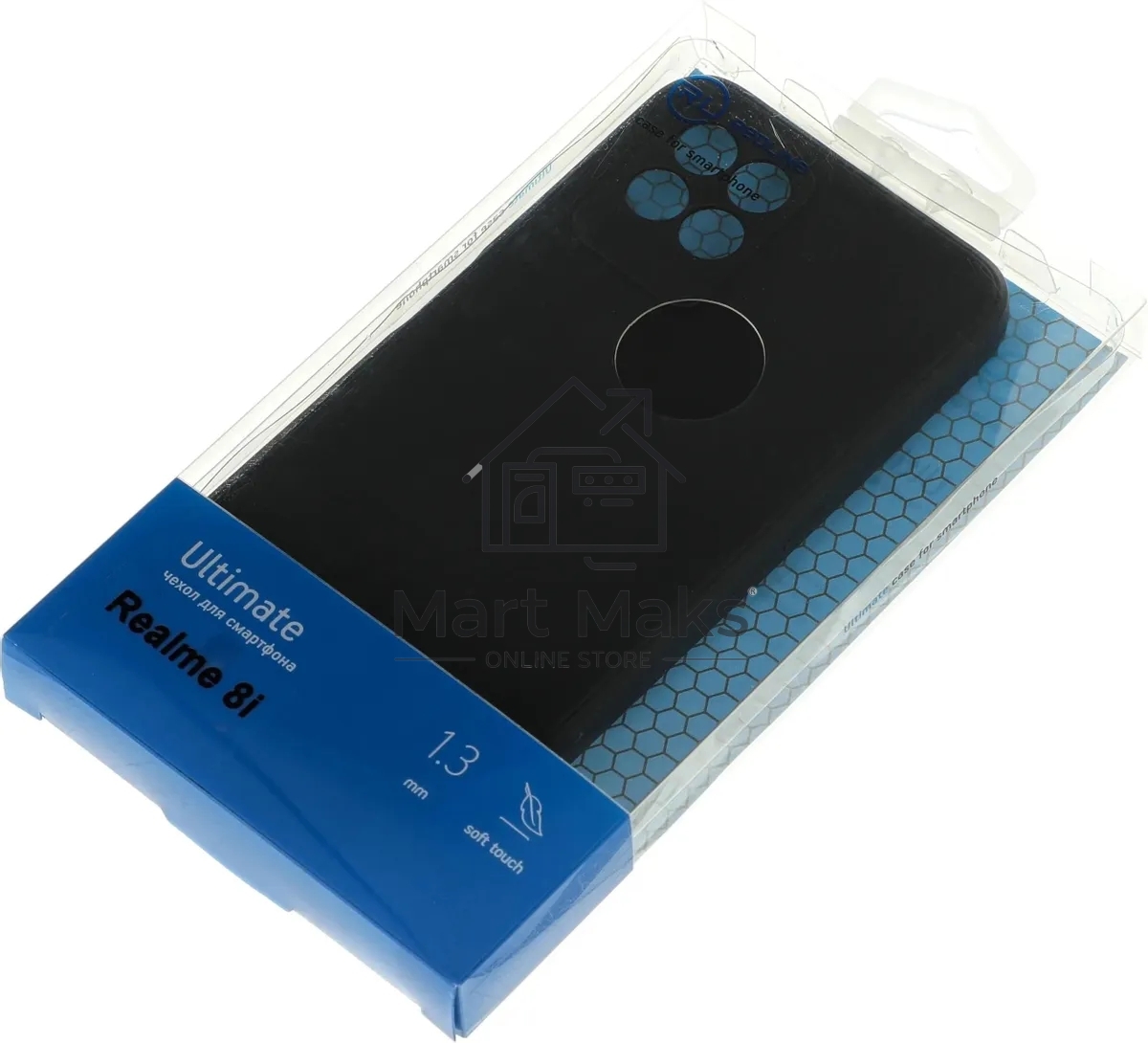 Чехол (клип-кейс) Redline для Realme 8i УТ000029111 черный