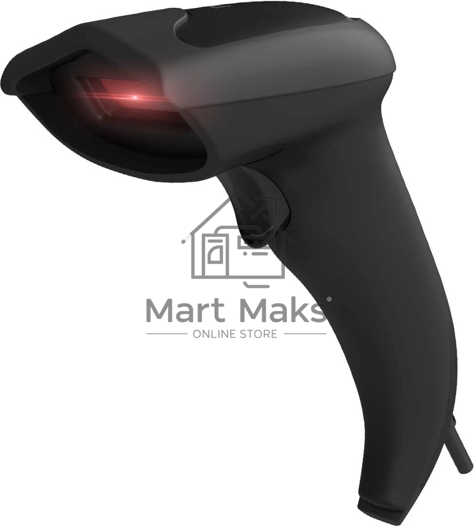Сканер штрих-кодов ручной DELI ES211 1D, проводной, USB