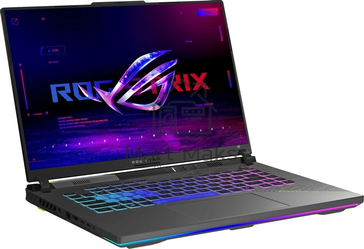 Ноутбук Asus ROG Strix G16 G614FR-S5054 серый Ryzen 9 9955HX 32Gb SSD1Tb NVIDIA GeForce RTX5070Ti 12Gb 16