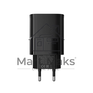 Зарядное устройство MORE CHOICE (4620202555557) NC81i СЗУ 1USB+1Type-C 3.0A PD 20W+ QC3.0, черный