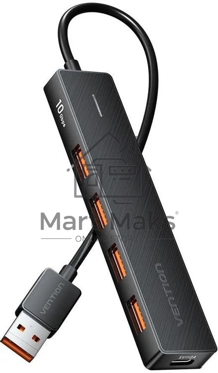 USB-концентратор Vention CHOBB, USB, USB Type-C/USB 4 порта, USB