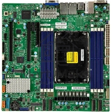 Материнская плата Supermicro X13SEM-TF, LGA4677, Intel C741, 8xDDR5, 10xSATA, 2xPCIe 5.0 x16, 1xPCIe 5.0 x8, 1xVGA, 2x10Gb LAN, 2xUSB 3.2 Gen1, 2xUSB 2.0, 1xCOM, microATX