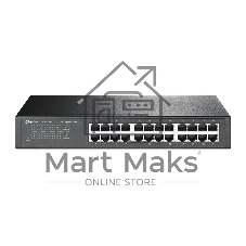 Коммутатор TP-Link TL-SG1024D, 24×1 Гбит/с, неуправляемый