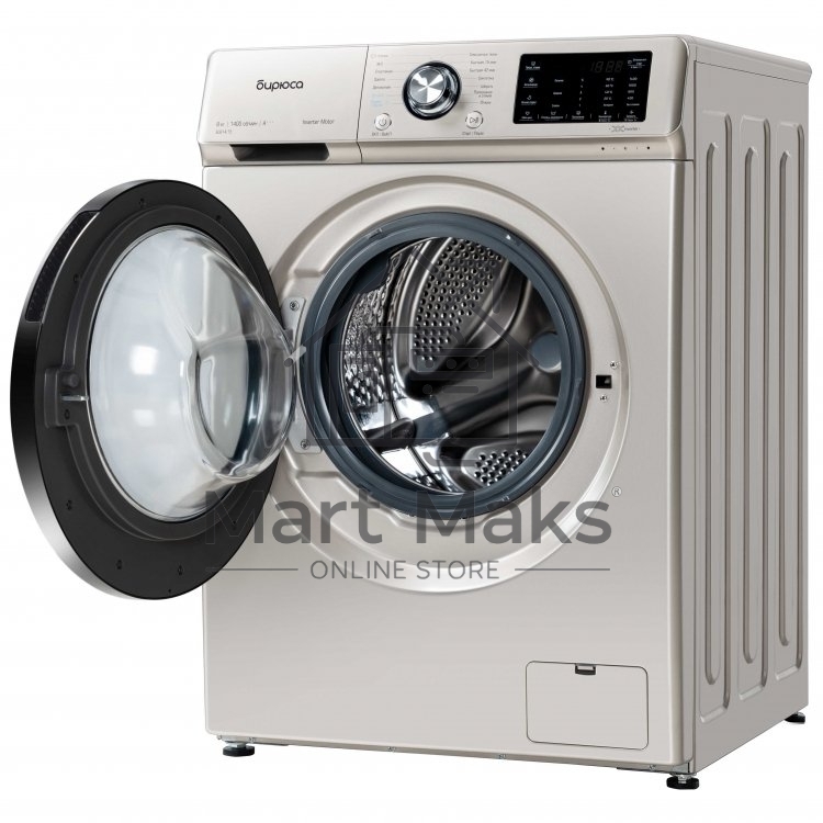 Стиральная машина Бирюса WM-SL814/15 B, золотистый, загрузка фронтальная 8 кг, 1400 об/мин, класс А+++