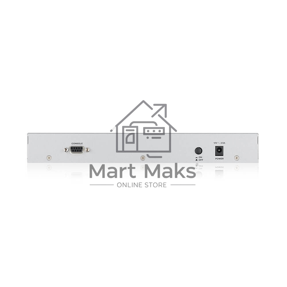 Межсетевой экран Zyxel USG FLEX 200HP, Rack, 1xRJ-45: 1/2.5G (LAN/WAN), 1xRJ-45: 1/2.5G PoE+ (LAN/WAN), 6xRJ-45: 1G (LAN/WAN), 1xUSB3.0 **