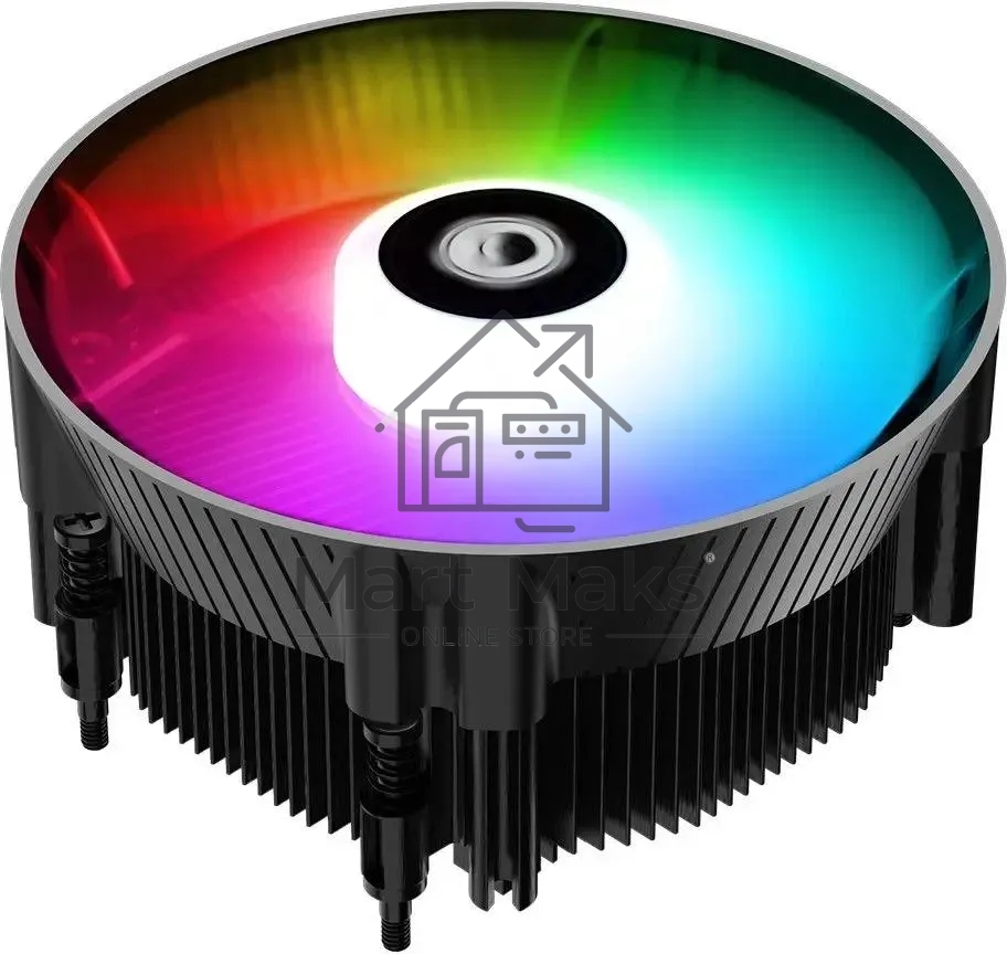 Кулер ID-Cooling DK-07A RAINBOW ( AMD ) черный 120мм алюминий 1800rpm 26db 4-зшт 125W 60мм