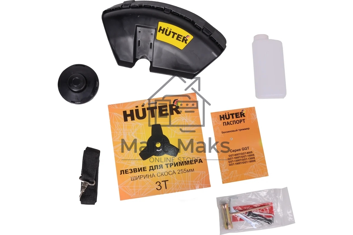 Триммер бензиновый Huter GGT-1300T 1300Вт 1.74л.с. реж.эл.:леска (упак.:2 коробки)