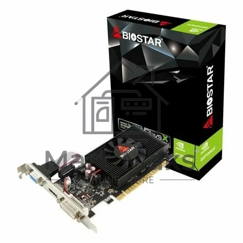 Видеокарта Biostar PCI-E GT710-2GB D3 LP NVIDIA GeForce GT 710 2Gb 64bit DDR3 954/1333 DVIx1 HDMIx1 CRTx1 HDCP Ret low profile