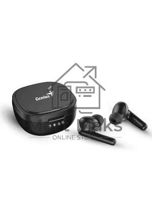 Наушники TWS Genius HS-M910BT черный, внутриканальные, Bluetooth 5.3, шумоподавление, до 4 ч