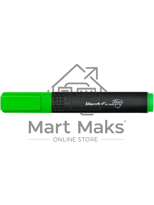 Текстовыделитель Silwerhof Prime 108031-03, скошенный пишущий наконечник, 1-4мм, зеленый, коробка