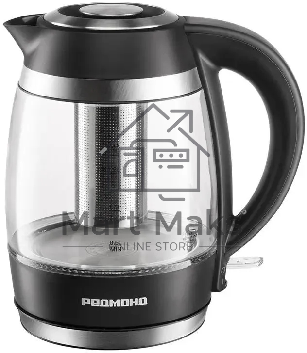 Чайник электрический Redmond KG227 1.7л. 2200Вт черный