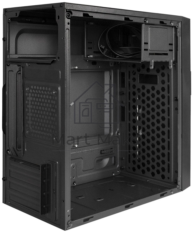 Компьютерный корпус Minitower ExeGate BAA-105U2-01-UNS400 (mATX, БП UNS400 с вент. 12см, 2*USB+2*USB3.0, аудио, черный)